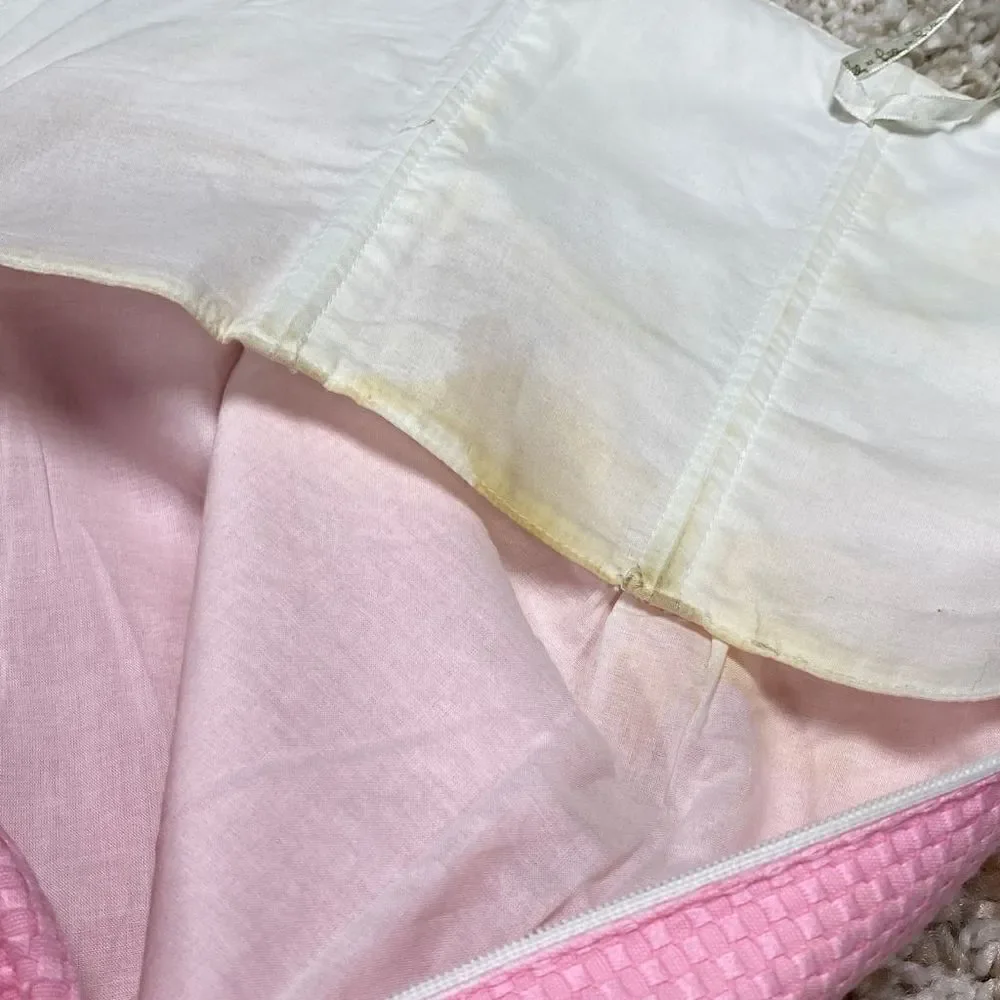 Lilly Pulitzer Jubilee Pink & White Strapless Dress Size 2 - Picture 9 of 9